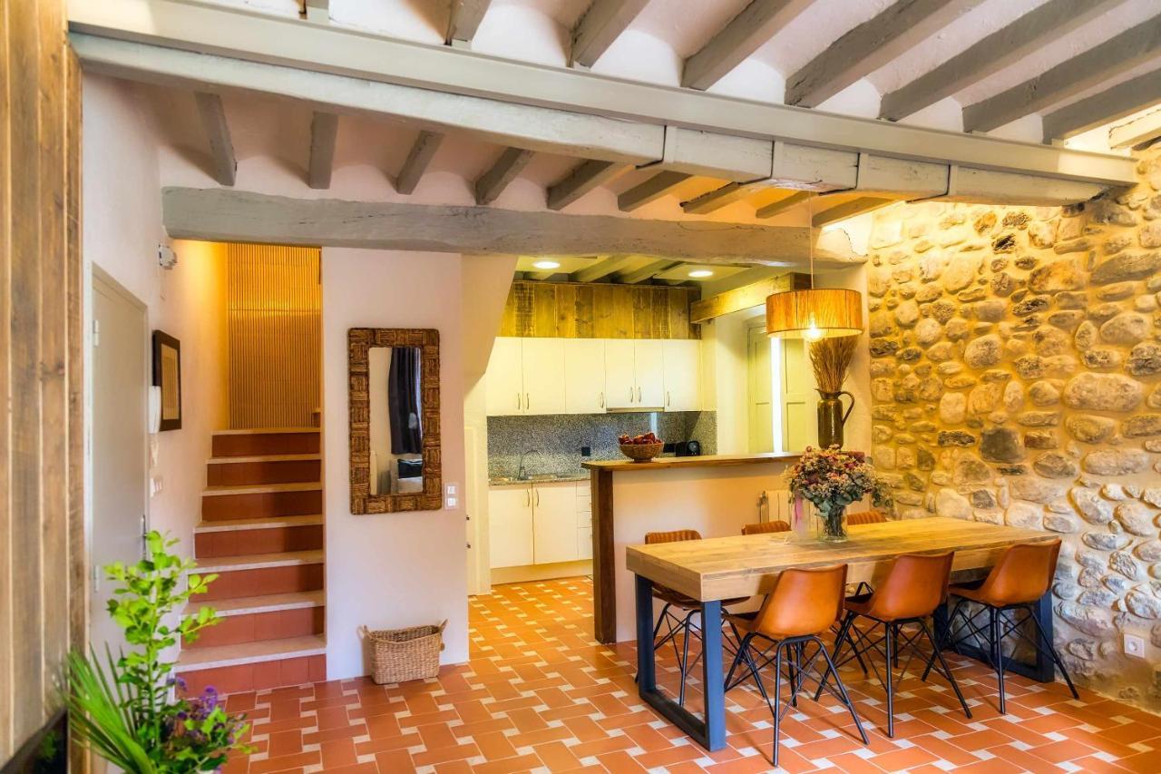 Villa El Molino De Besalu Casa Con Jardin Exterior foto