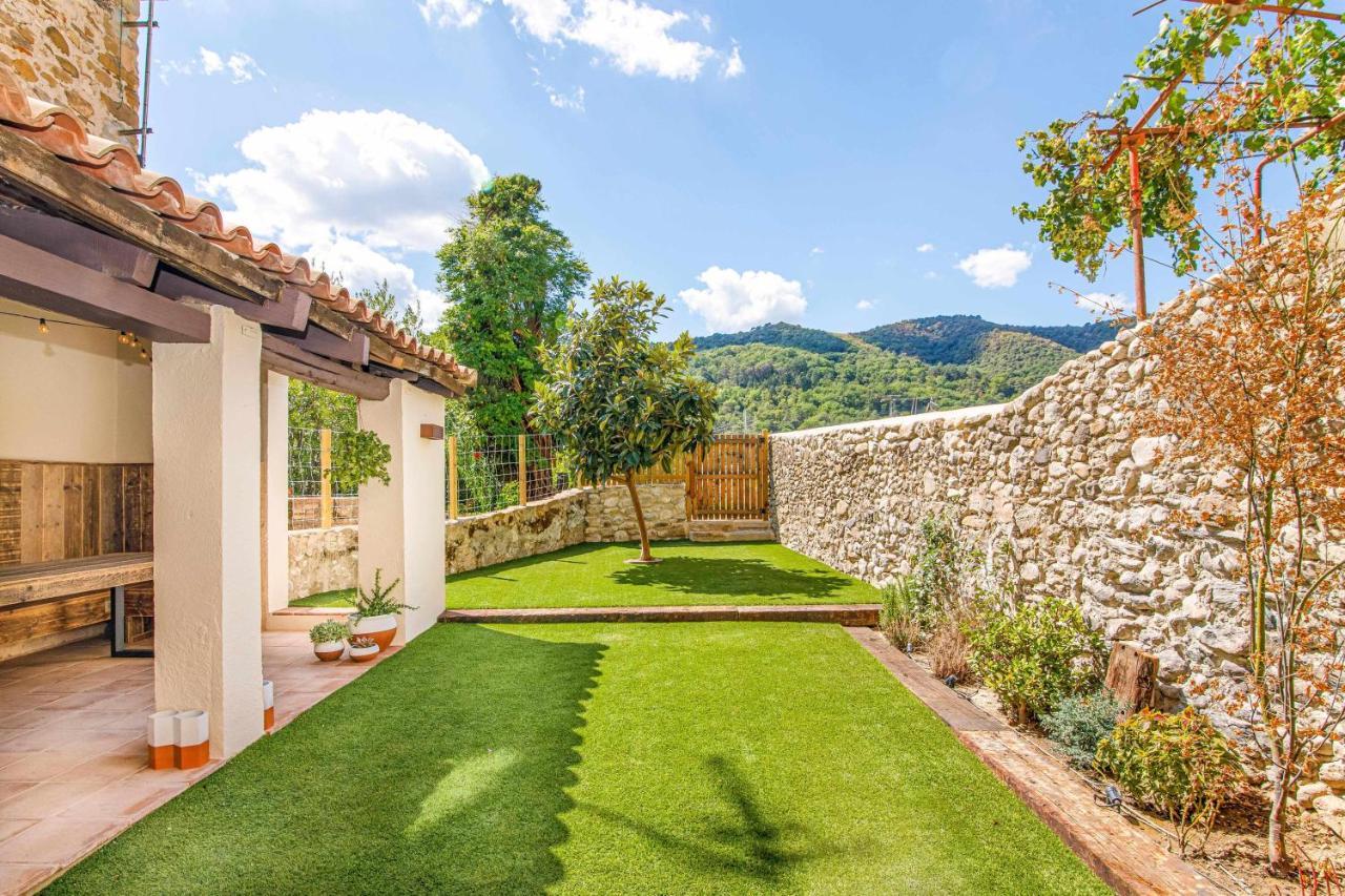 Villa El Molino De Besalu Casa Con Jardin Exterior foto